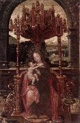 unknow artist The virgin and child enthroned china oil painting reproduction